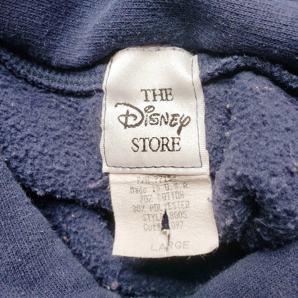 Vintage Disney Store 'Mickey' Blue Crewneck Large - Picture 6 of 7